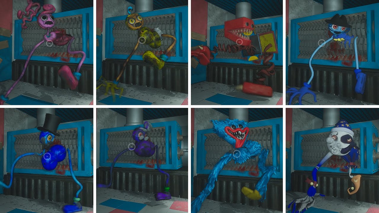 What if I Kill ALL Mommy Long Legs Family Mods with the Grinder in Poppy Playtime Chapter 2-3