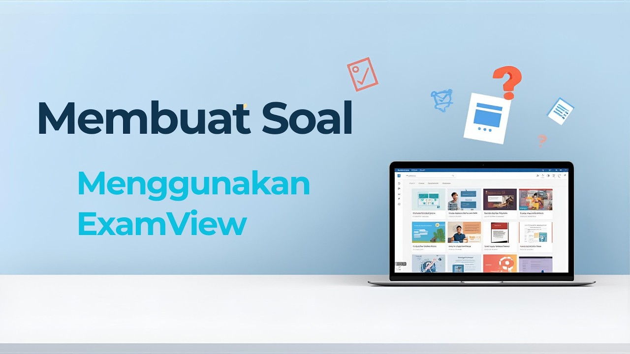 Cara Membuat Soal AKM/TKA di ExamView & Export ke Moodle (Pilihan Ganda, Jamak, Menjodohkan) 📝✨