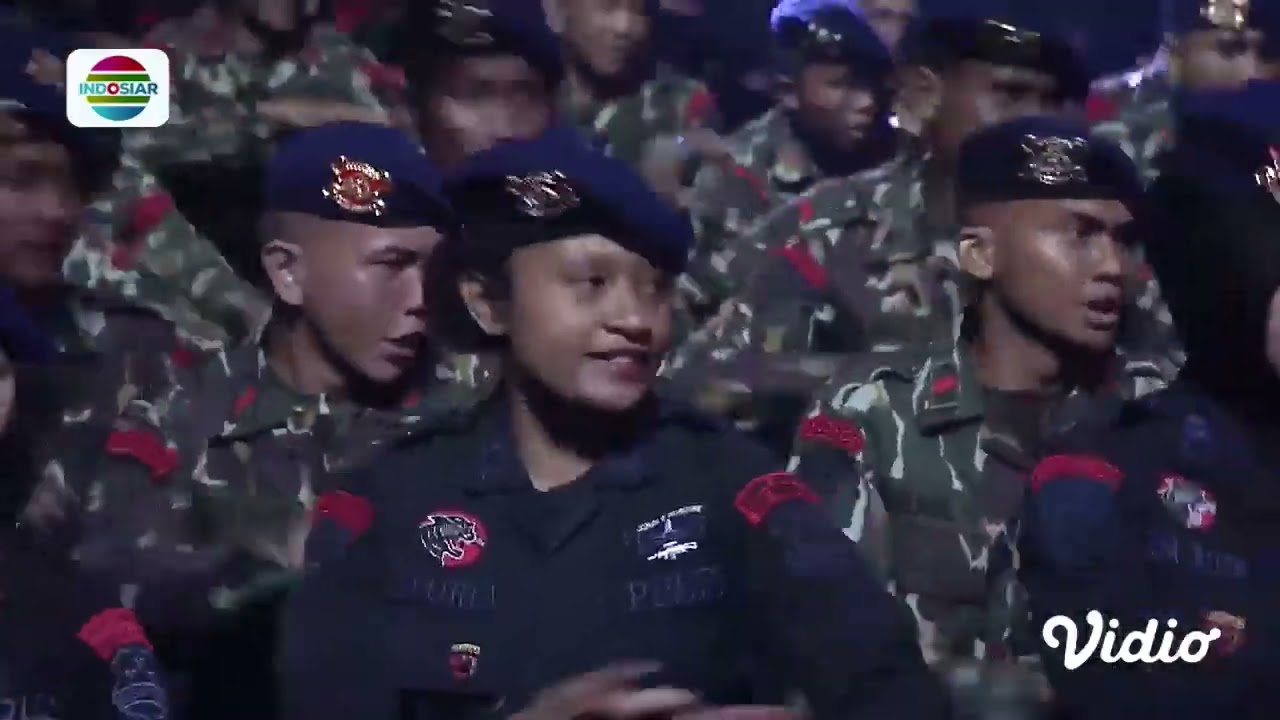 Kompak dan Tegap!! Yel yel dan Aksi Korps Brimob Polri | D'Academy 5