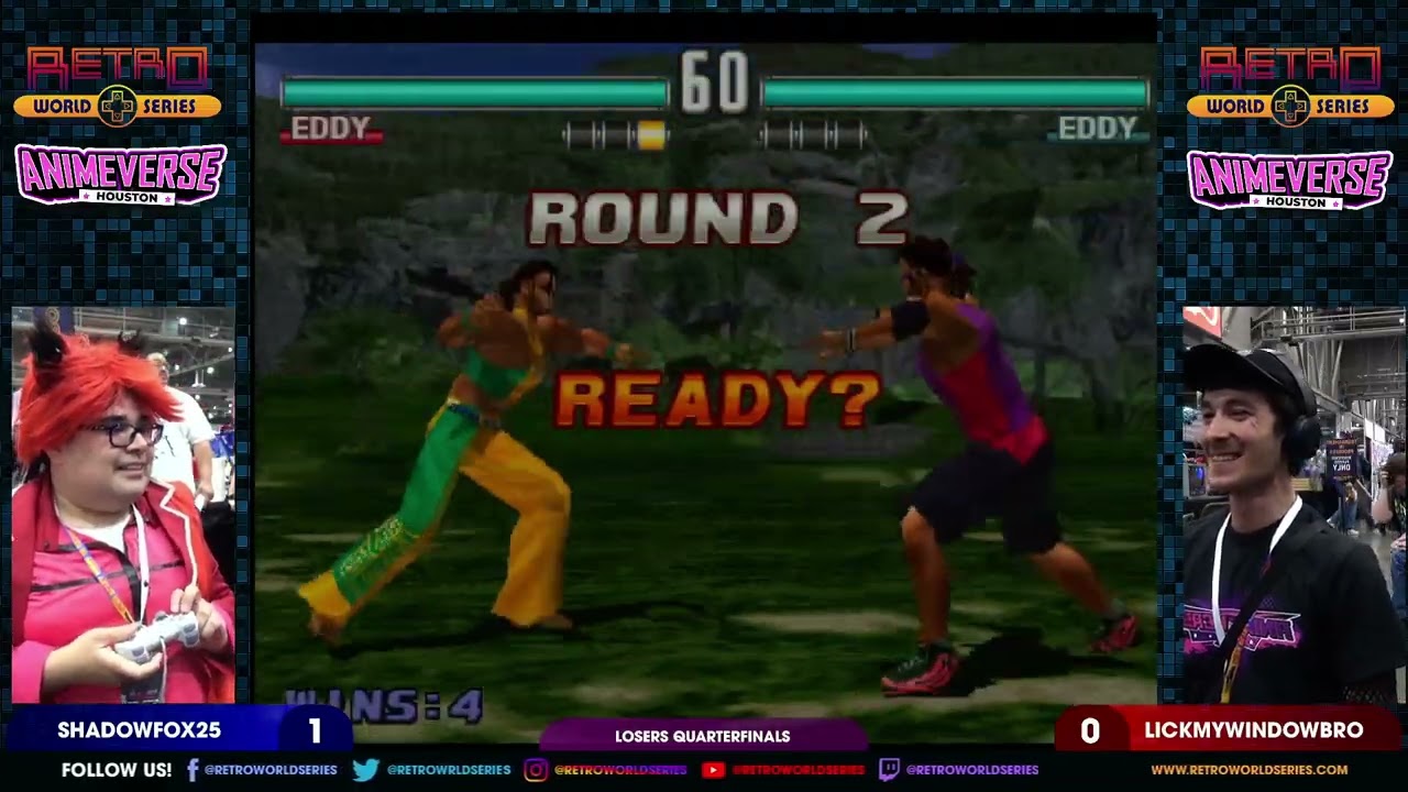 ShadowFox25 vs LickMyWindowBro (Losers Quarterfinals) - Tekken 3 - Animeverse Houston 2026