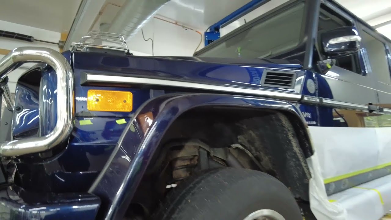 Rust Repair on a Mercedes G55 AMG Grand Edition? AlphaCars Service Center Has the Answer!