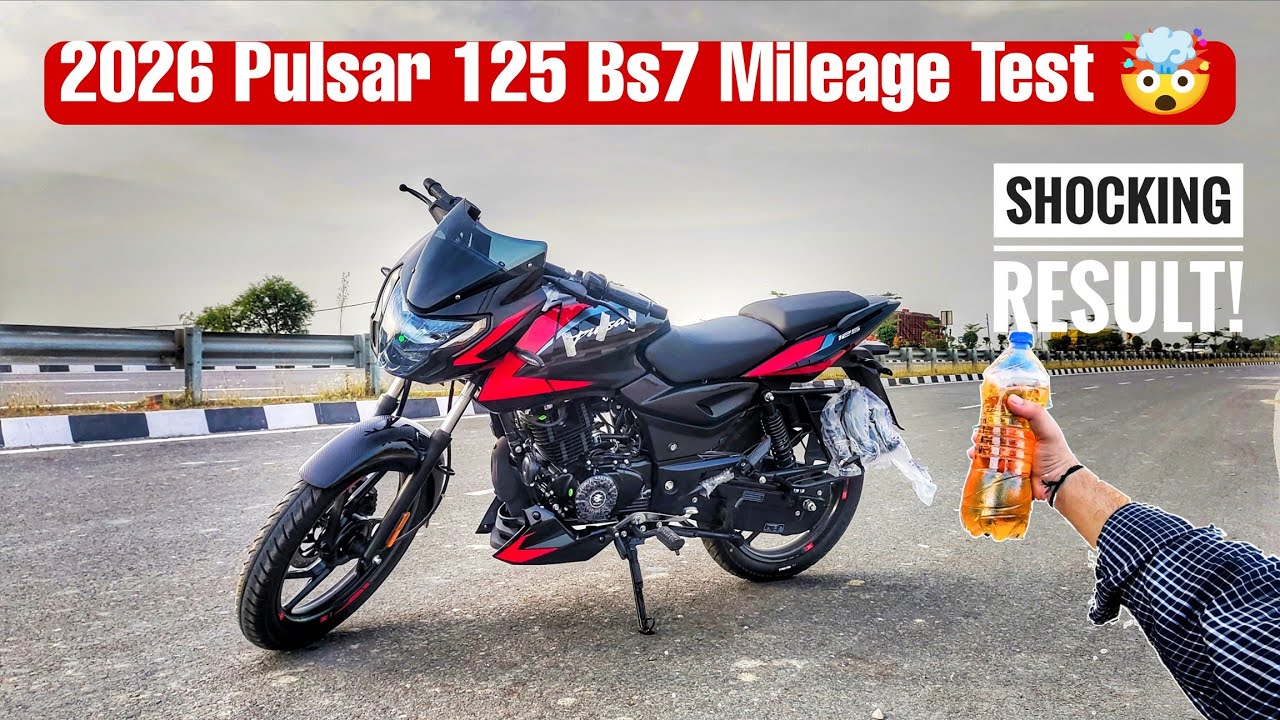 2026 Bajaj Pulsar 125 Bs7 Mileage Test | कितना देती है सच में ? | Shocking Results 🤯 |