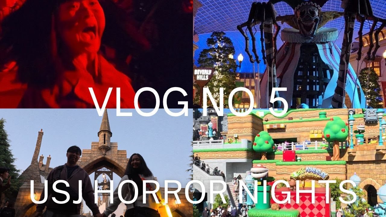 Vlog No. 5: Halloween in Universal Studios Japan (shot on DJI action5 pro) | horror nights