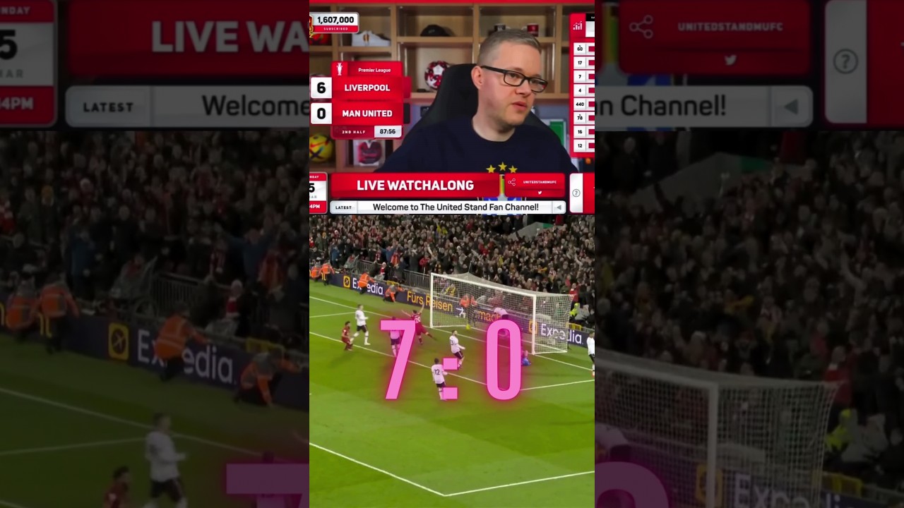 Goldbrige React to 7:0 loss of man utd #liverpool #manchesterunited