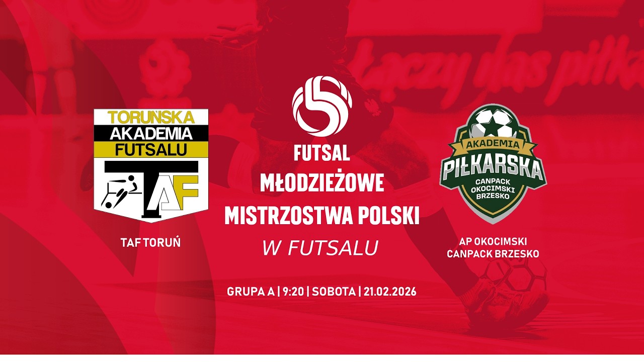 Skrót meczu: TAF Toruń - AP Okocimski Canpack Brzesko | MMP w Futsalu U19 Mielec 2026