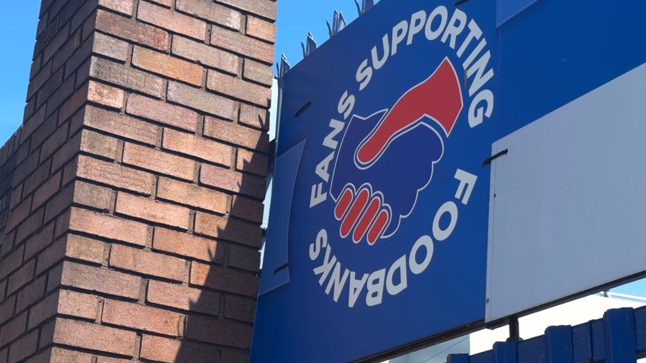 Fans Supporting Foodbanks charity cash box stolen before match