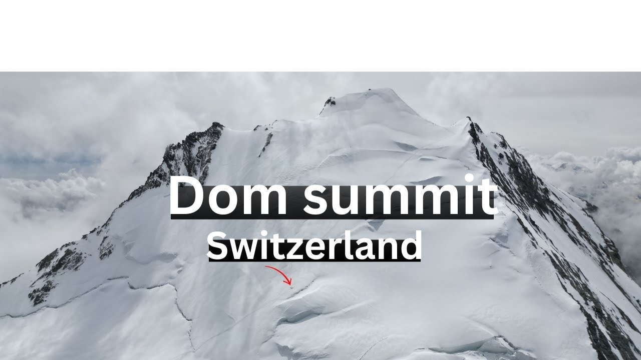Two days of hiking & mountaineering from Camping Attermenzen to Dom summit(4545) in Switzerland.