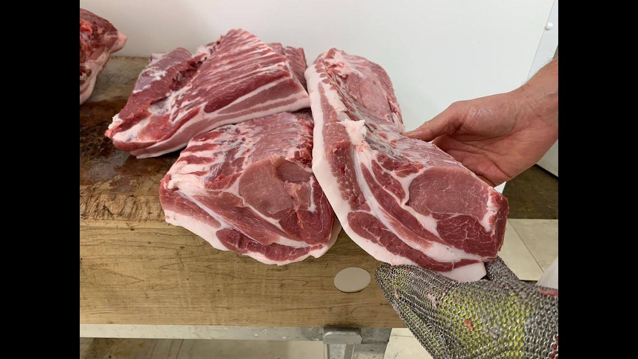 How to Butcher a Pig | Raising Pigs | A Year's worth of Pork | Family of 4