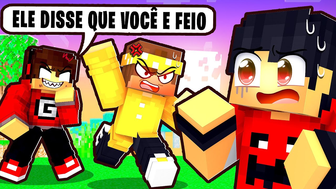 TROLLEI meus AMIGOS FALANDO MENTIRAS ate BRIGAREM no Minecraft