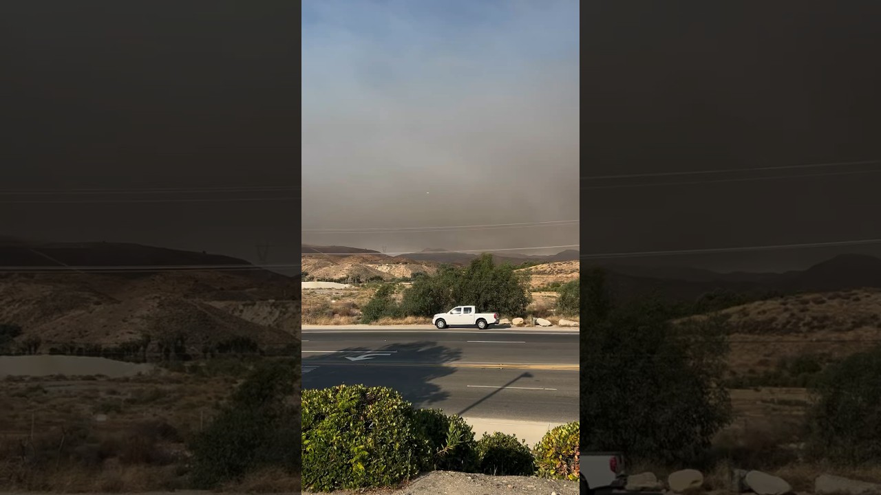 California Fires - SoCal north of San Diego #fire #firenews #socalfire