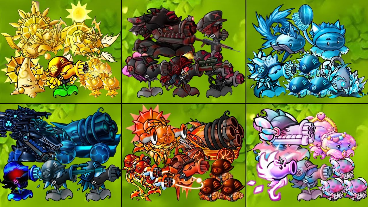 PVZ 1 Fusion 3.2 Challenge - Team Same Plants Fusion Vs Black Football Tall-nut General