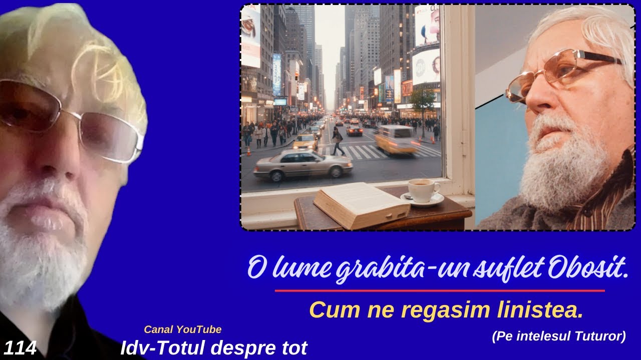 114.  * O lume Grabita - un suflet Obosit *.  Cum ne gasim Linistea ?.    la  Idv-Totul Despre Tot.