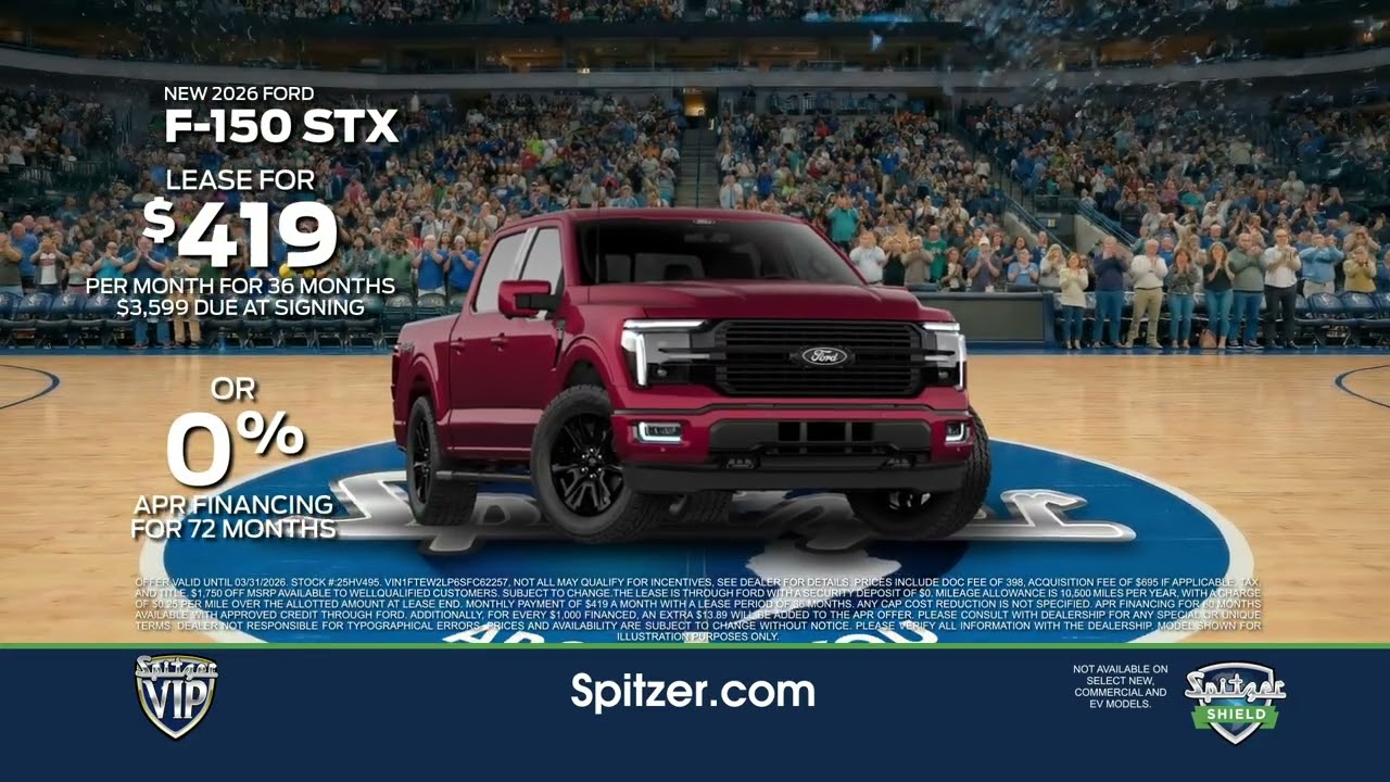 Score BIG at Spitzer Ford!