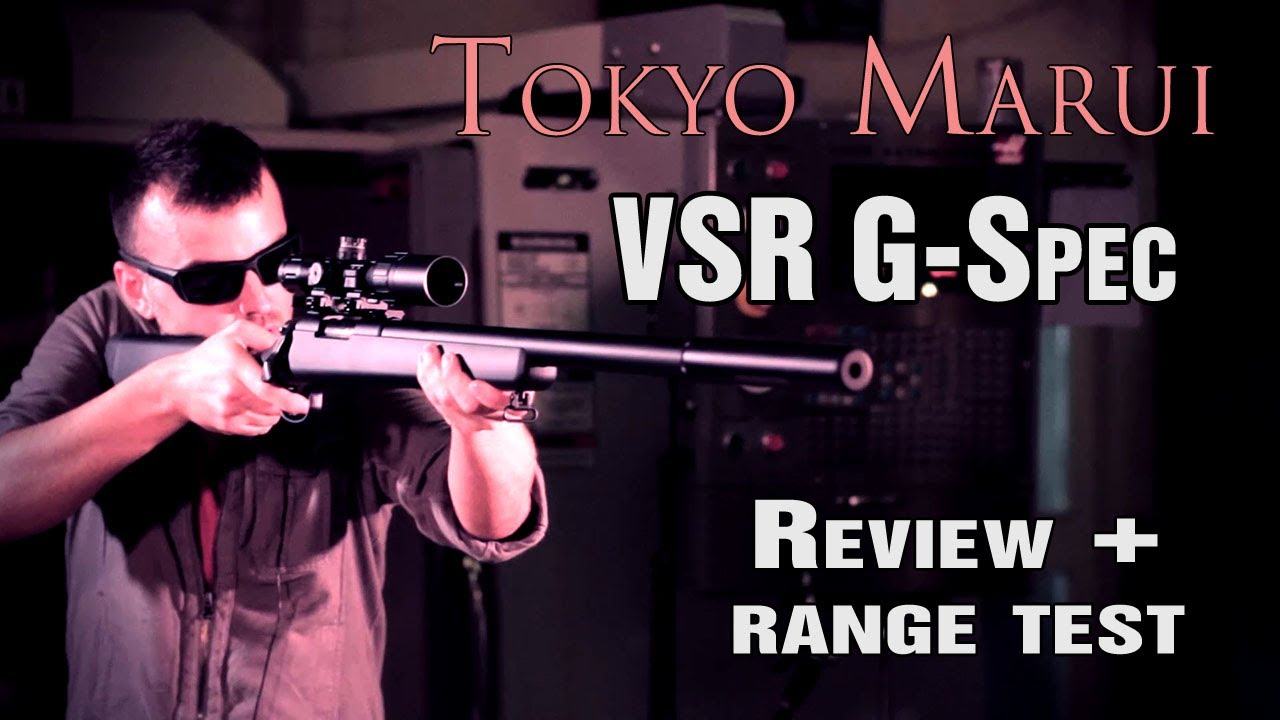 Tokyo Marui VSR G-Spec Airsoft Sniper Rifle - Review + 30m Range Test