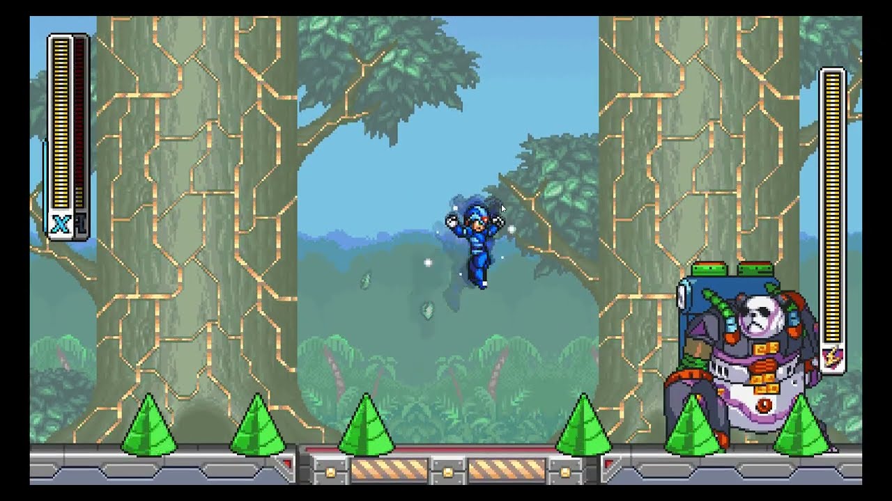 Rock Man X8 16 bit Demake mod bambo panda stage