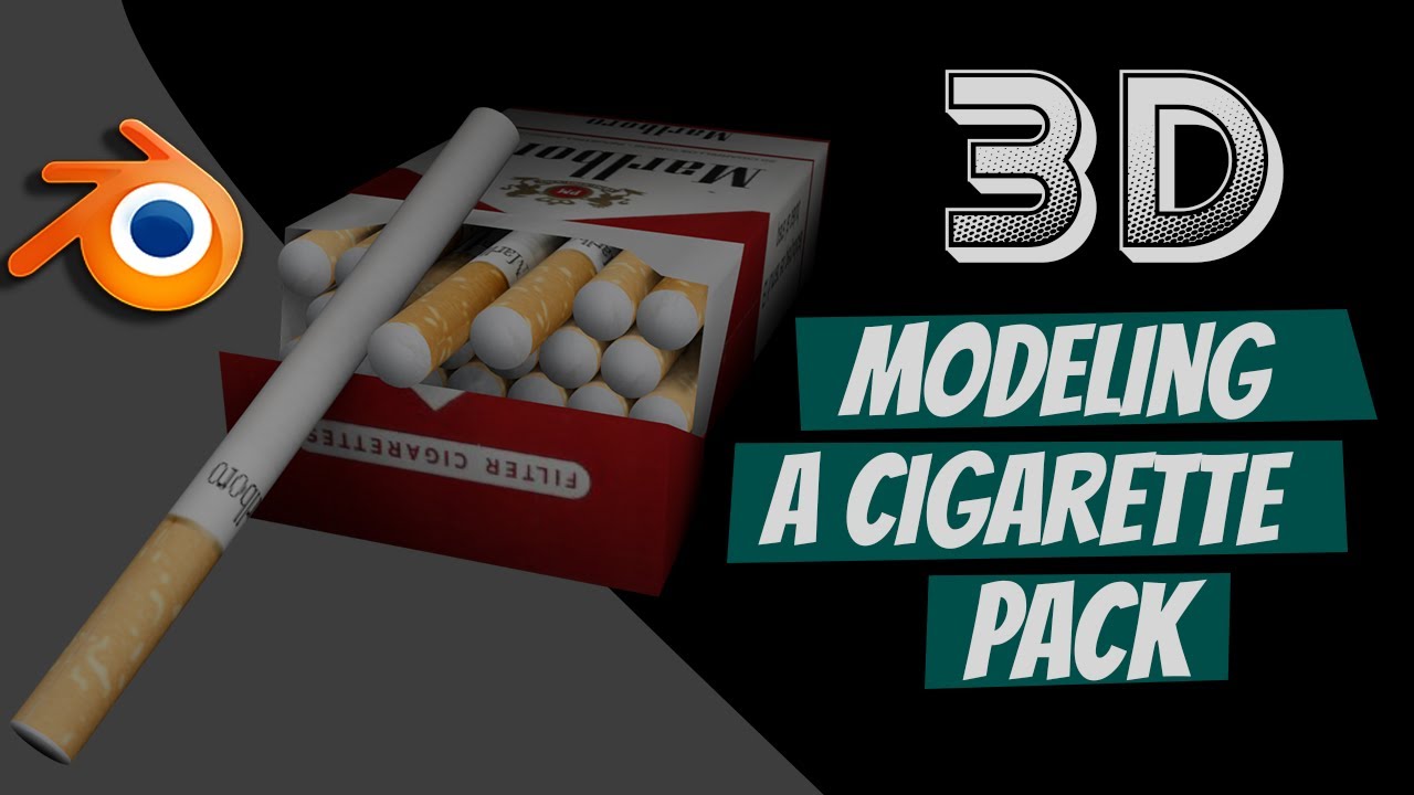 Creating 3D Cigarette Pack: Watch the Time-lapse