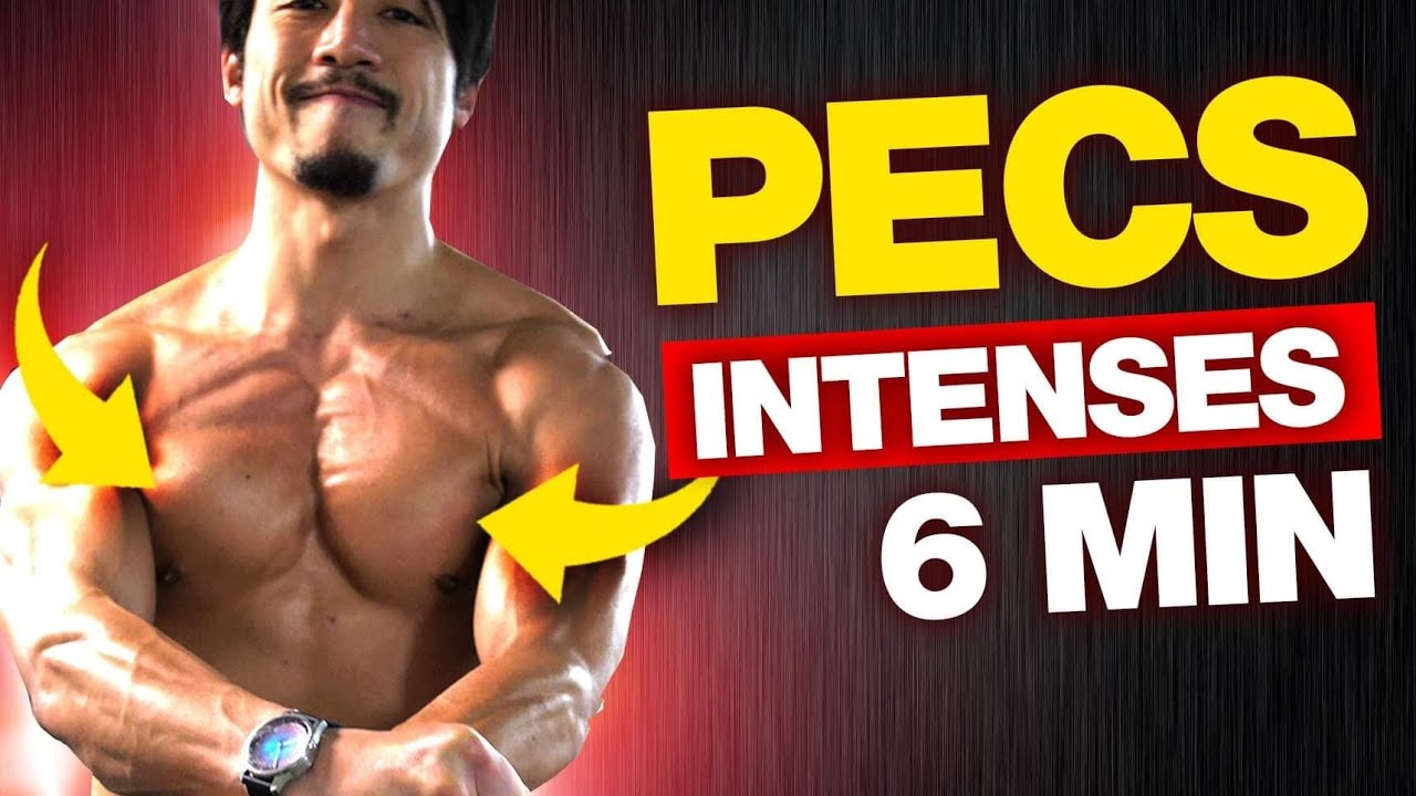 6 MIN PECTORAUX INTENSES À LA MAISON - AU POIDS DU CORPS ✅