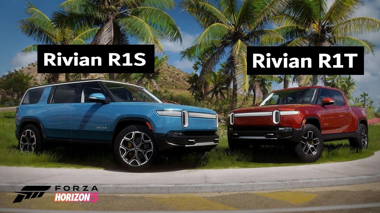 Rivian R1T & Rivian R1S RTX 4080 Gameplay | Forza Horizon 5