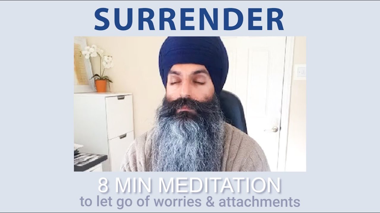 Guided Meditation SURRENDER | To Let Go Of Worries & Attachments | 8 Minutes