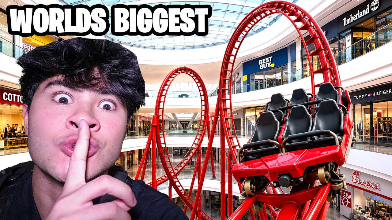 SNEAKING IN WORLDS BIGGEST MALL AMUSEMENT PARK