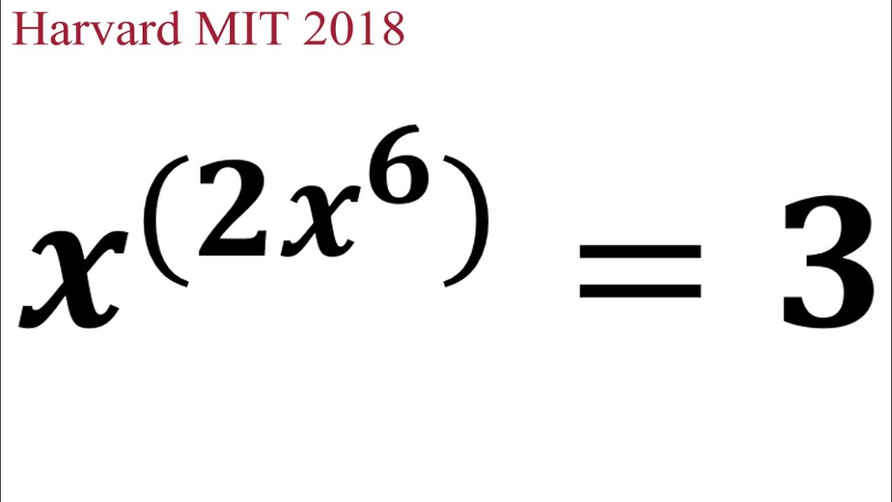 Harvard MIT Math Tournament | HMMT 2018 | Algebra Olympiad Maths Questions Solutions Mathematical