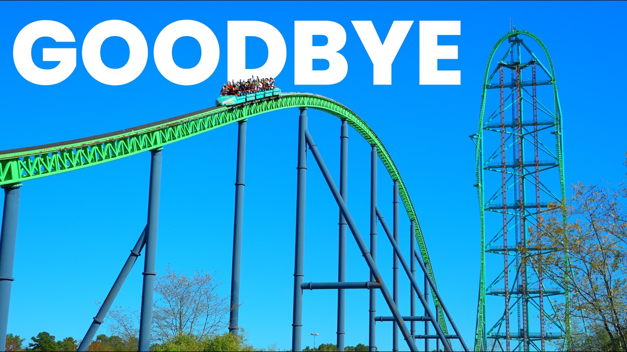 Taking Our Final Rides on Kingda Ka.