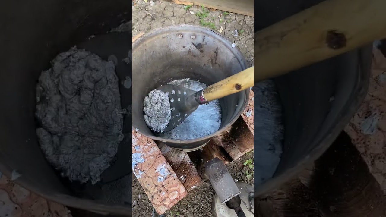 Очистка свинца от цинка и шлака