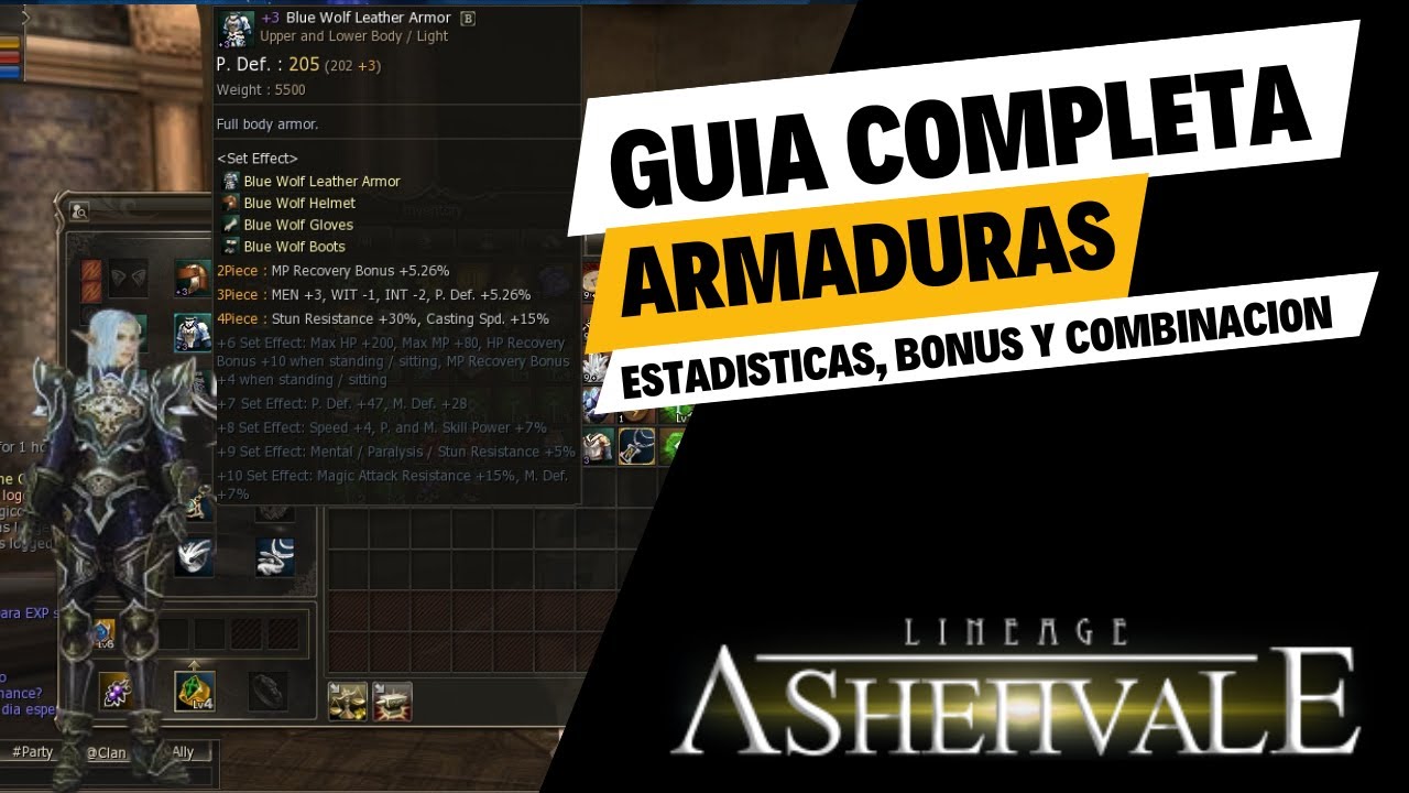 Guia armaduras Lineage 2 Classic - L2Ashenvale