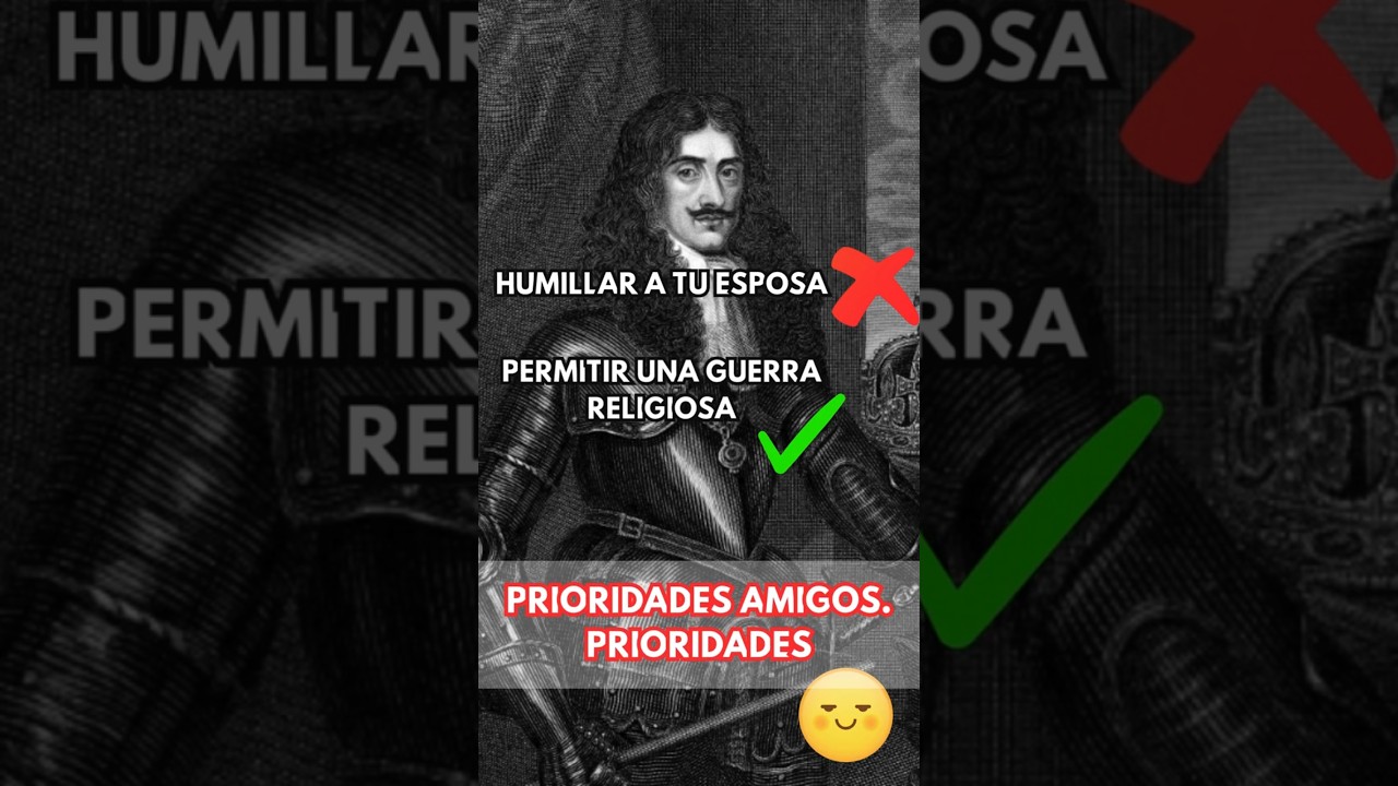 Carlos II de Inglaterra. Prefiri&oacute; ver arder su reino antes que divorciarse 😱