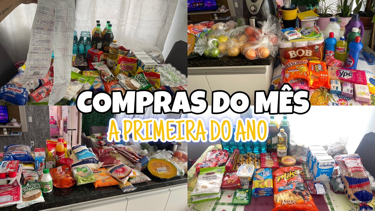 PRIMEIRA COMPRA DO ANO  🛒 🛍️/ QUANTO GASTEI? 🤑