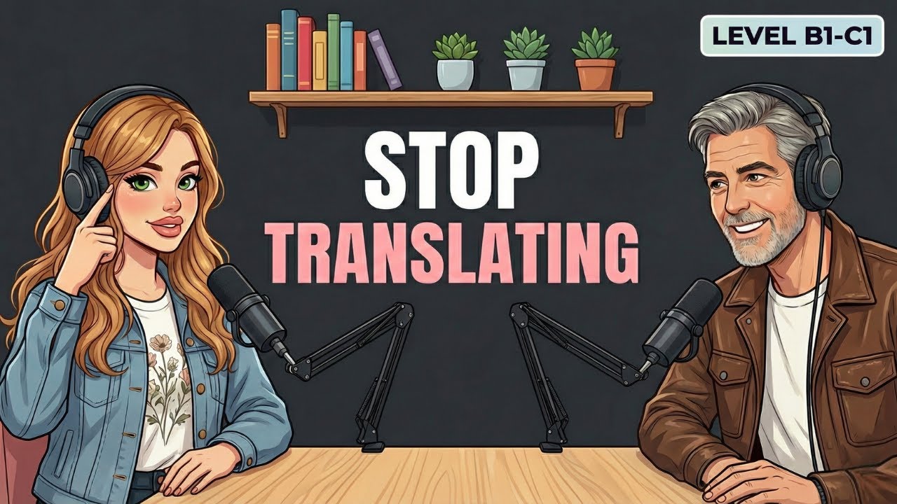 English Podcast for Easy English Conversation | How to Stop Translating in Your Head Forever
