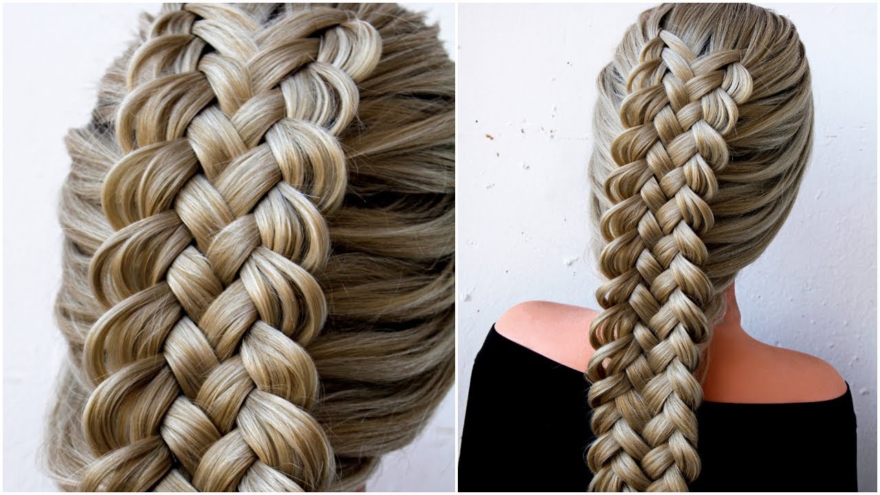 😱 Французская коса «Рыбий хвост» с закрученными краями от Another Braid