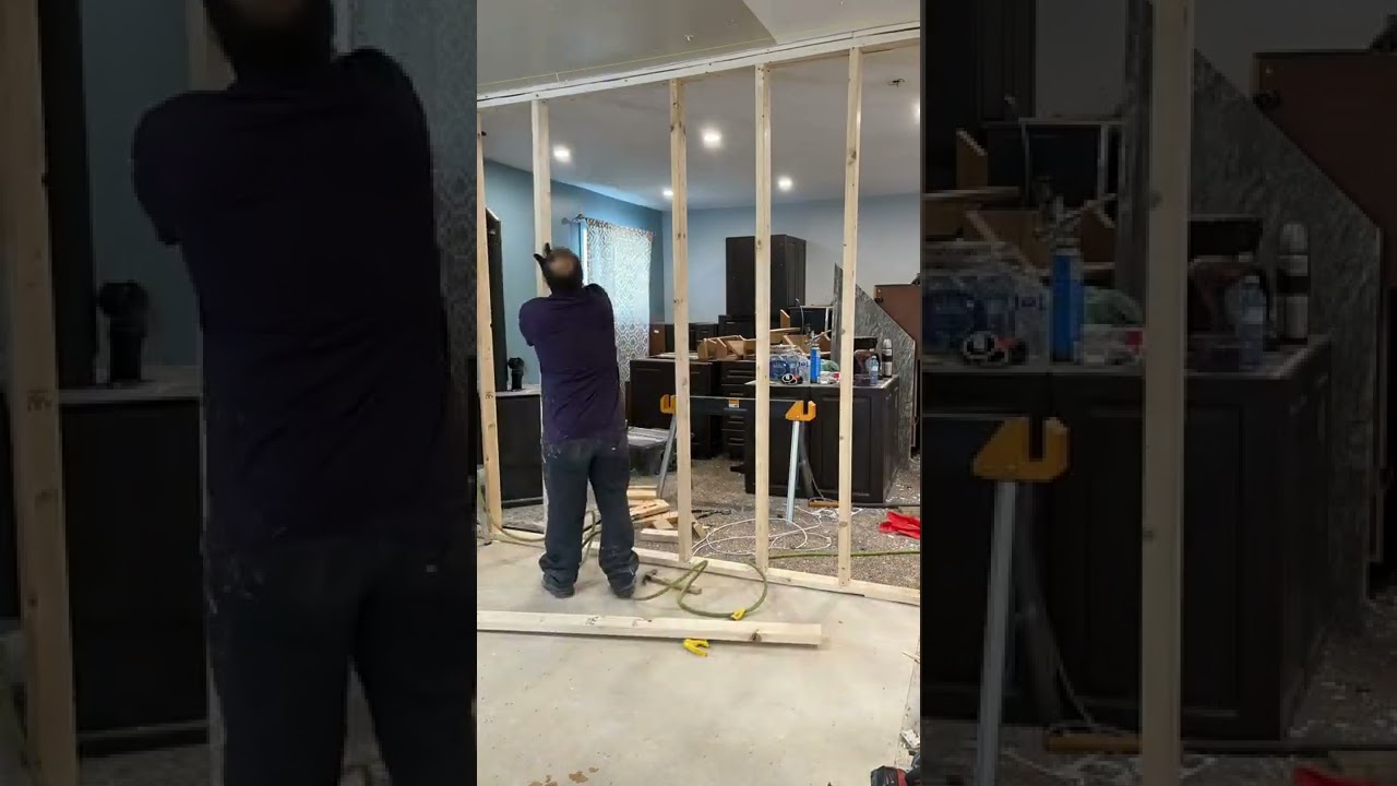 Framing partition wall