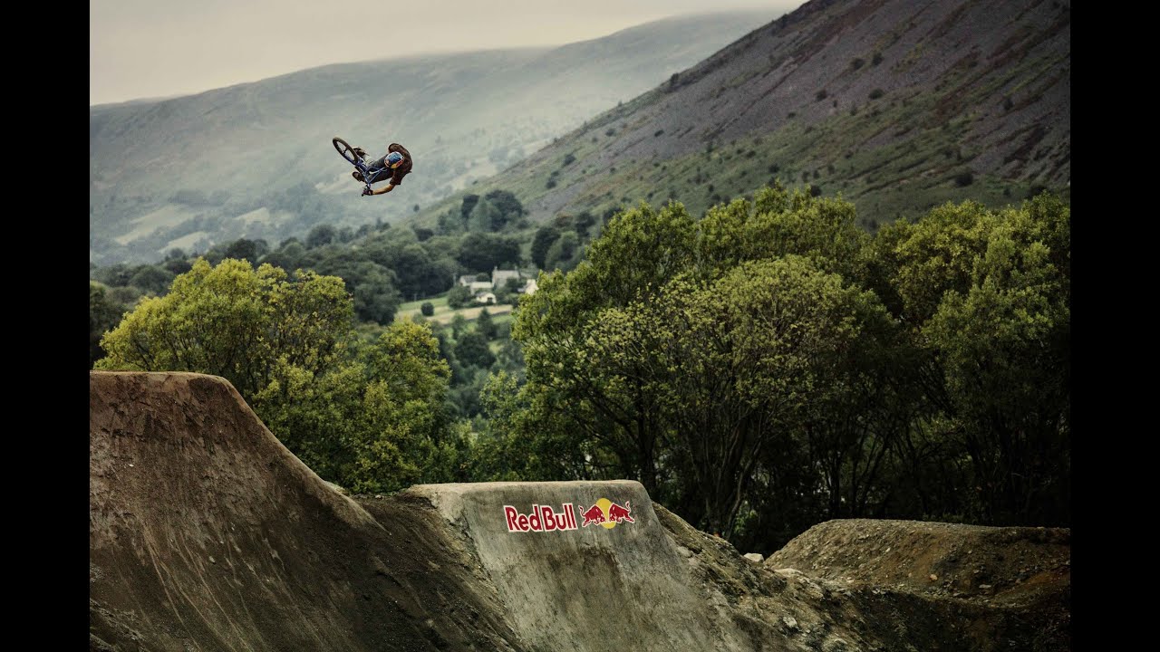 BMX Riders Get Huge Air on Dirt Quarterpipes
