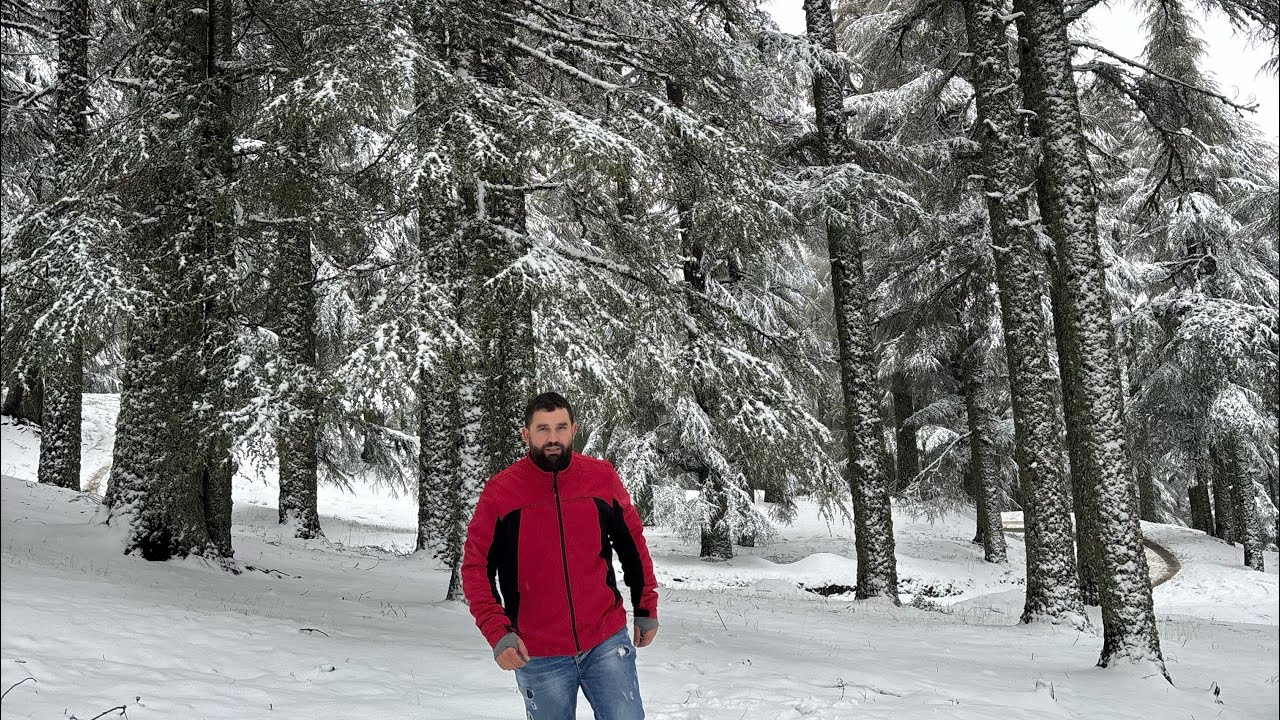 مناظر طبيعية خلابة بعد التساقطات #الثلجية بين #اساكن و #باب_برد 