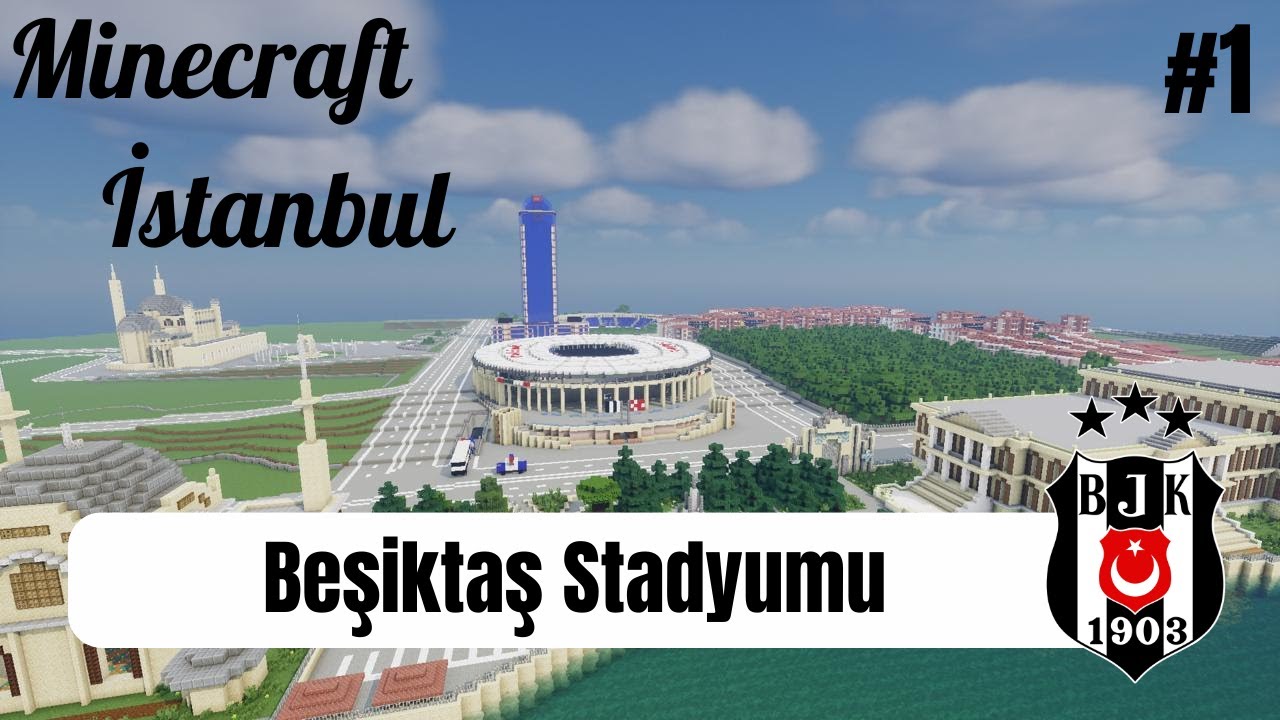 Minecraft Mini İstanbul #1 ( Beşiktaş Stadyumu )  | aKsBuilds