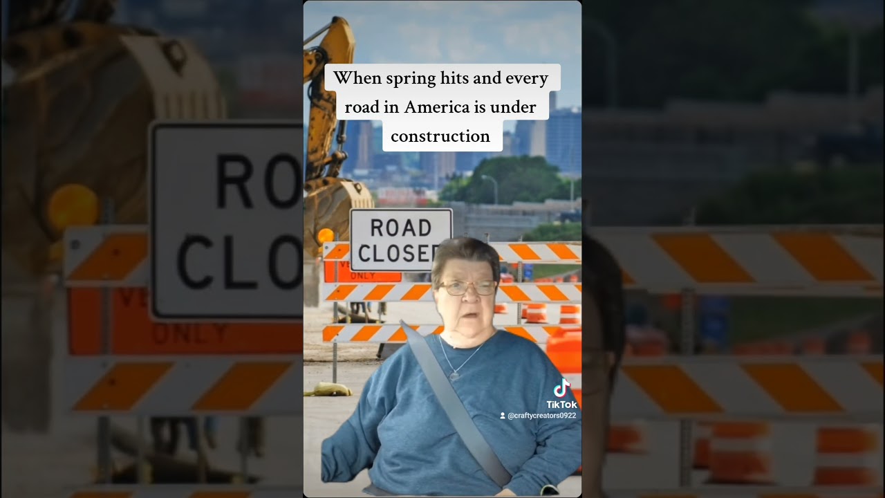 Construction Season #shorts #construction #road #barrel #season #funny #meme
