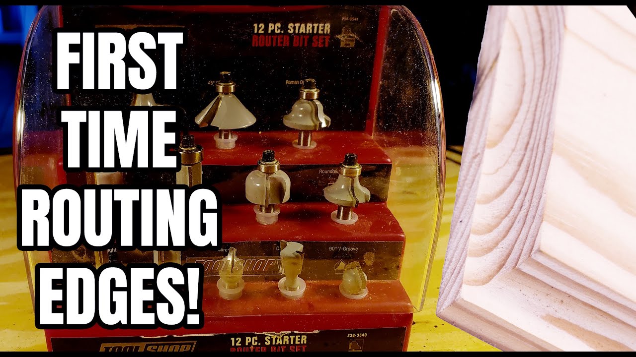 Tool Shop Router Bit 12 Pack -Testing out the Edge Bits - Routing for the First Time! | Schaedings