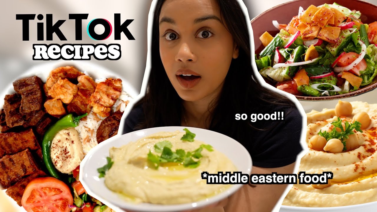 i tried viral middle eastern tiktok recipes