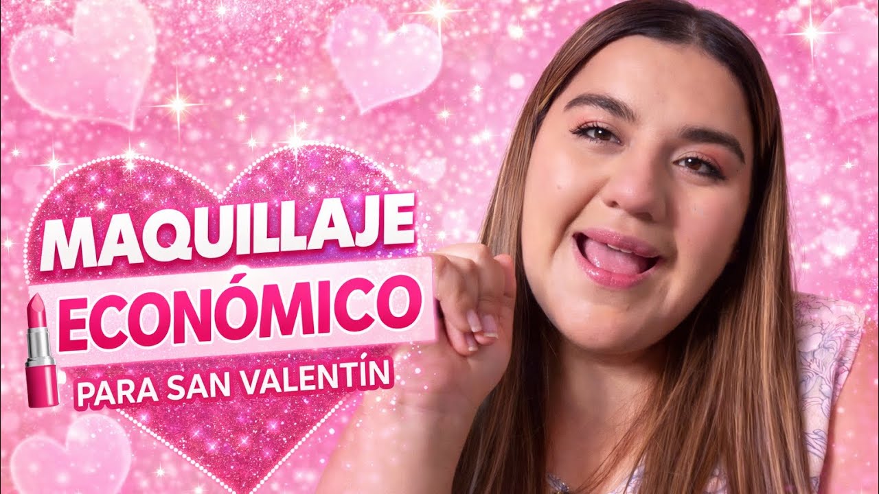 Maquillaje económico para san Valentín 💘 