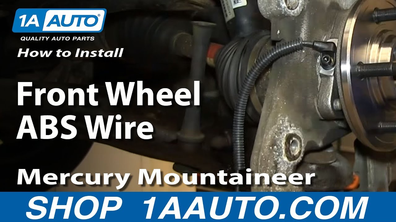 How to Replace ABS Sensor 02-05 Mercury Mountaineer