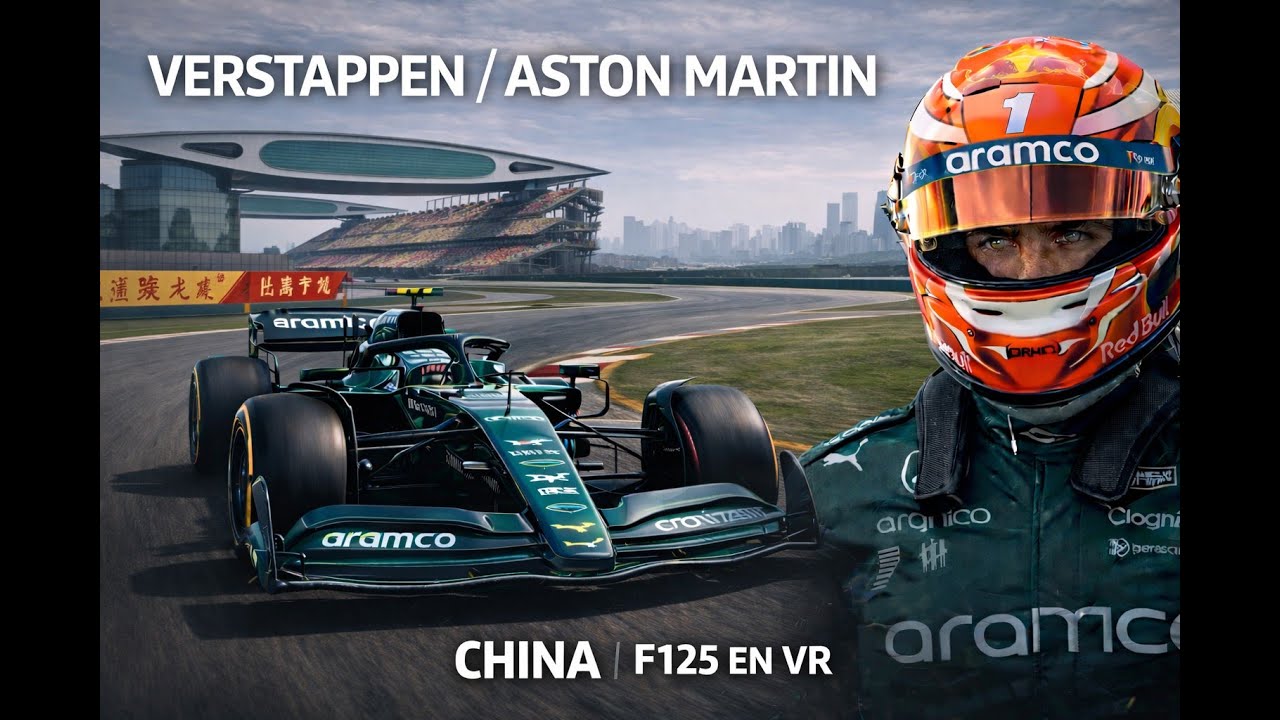 Verstappen con Aston Martin en China | Sprint + Carrera · F125 en VR
