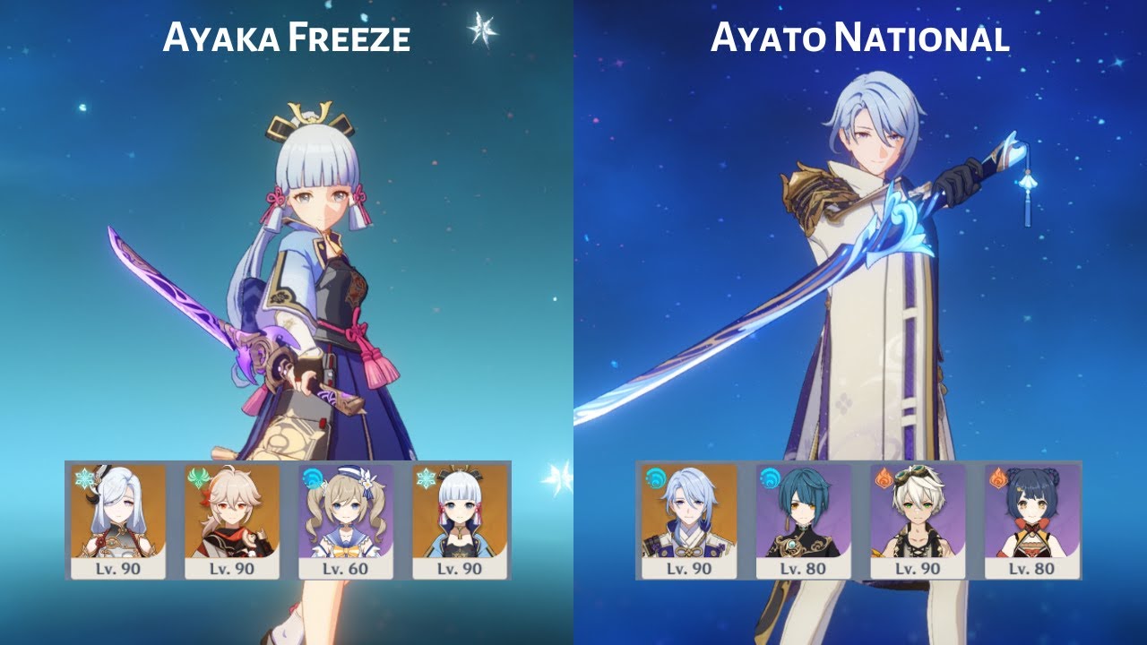 NEW Spiral Abyss [v3.3] Floor 12 9* Ayaka Freeze & Ayato National