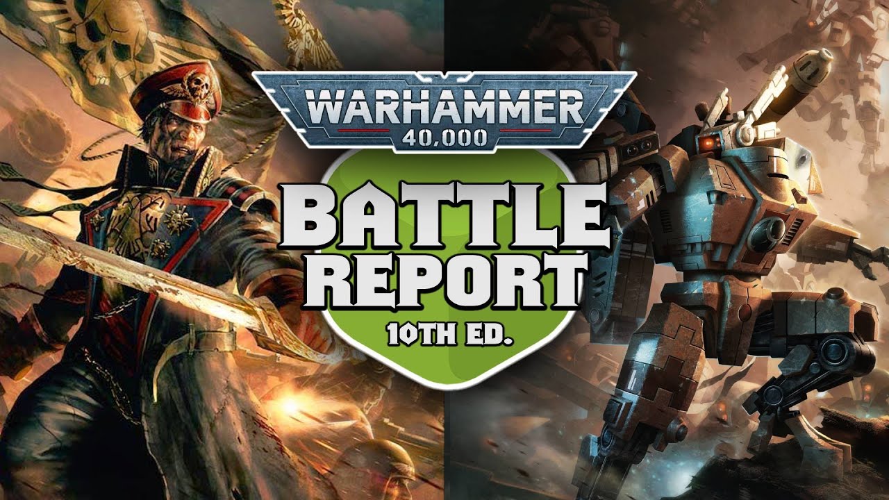Astra Militarum vs T'au Empire Warhammer 40k 10th Edition Battle Report Ep 88