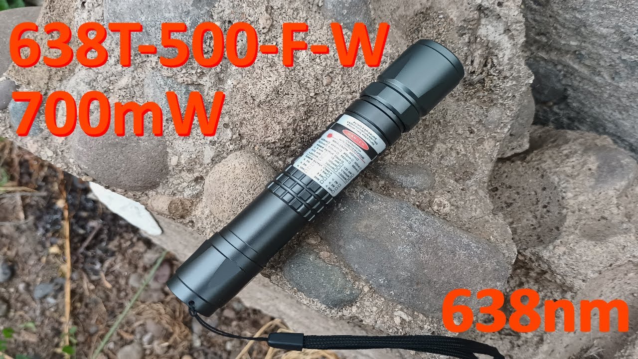 638T-500 700mW 638nm Red Laser Pointer Review