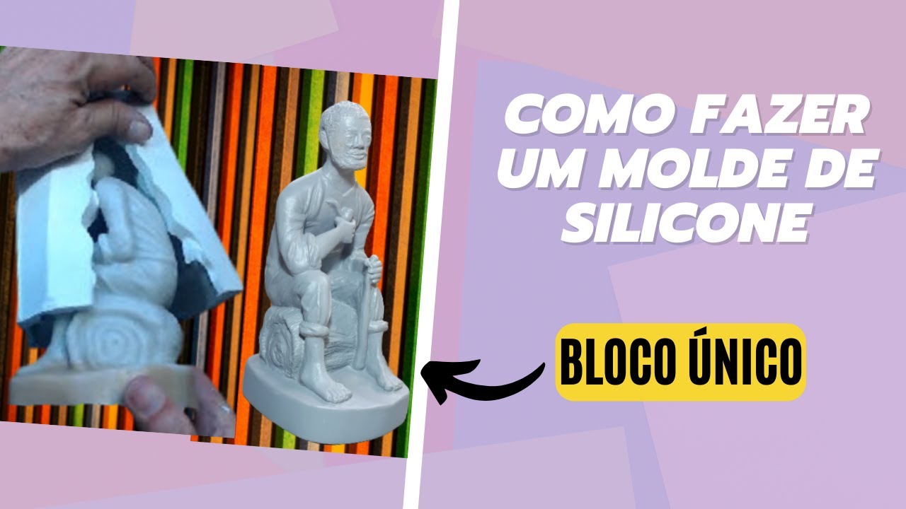como fazer molde de silicone para gesso