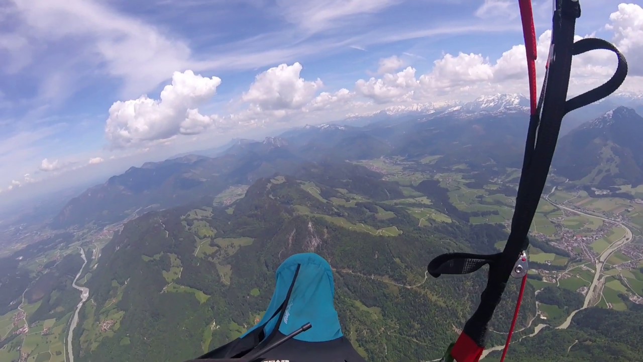 20190602 Paragliding Kössen Eden 7 full accelerated side collapse
