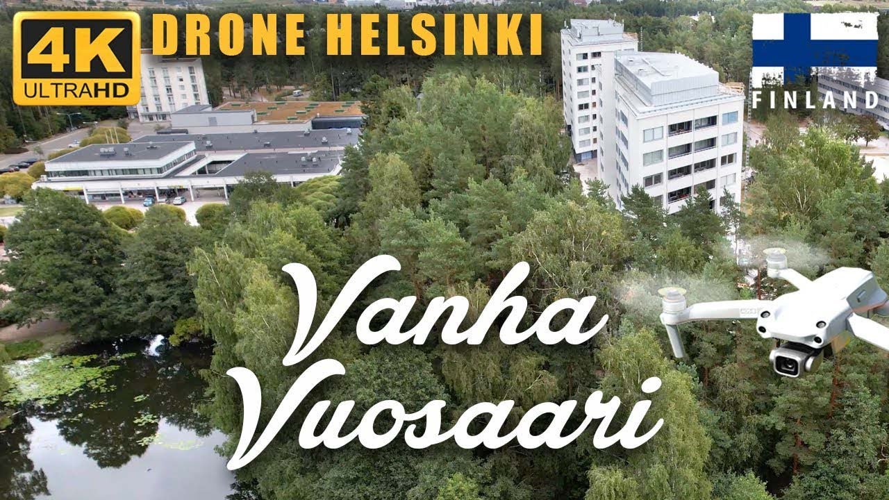 VUOSAARI ILMASTA 🚁 Columbukselta Pohjoiseen ➡️ 4K Drone Flight in Helsinki #vuosaari #helsinki