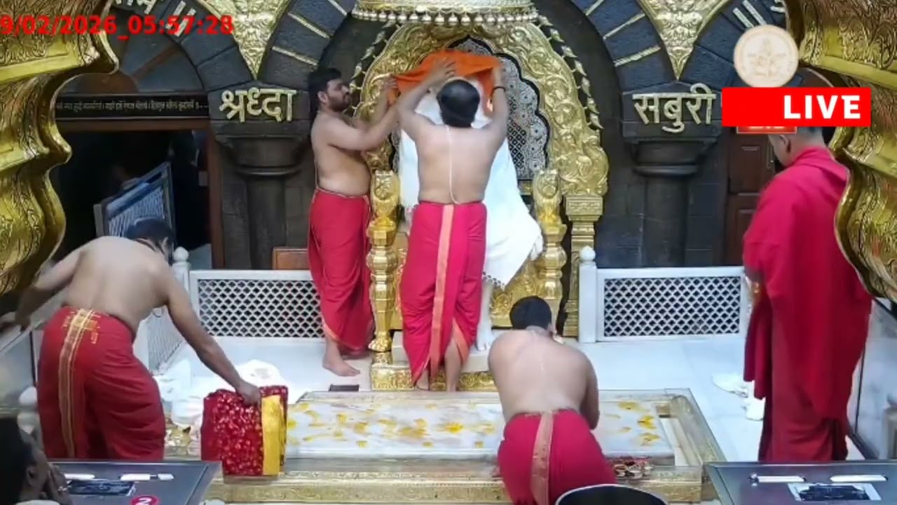 Sai Baba Today Live Darshan shridi ll Mangal Sanan avam Aarti ll 19 February 26 