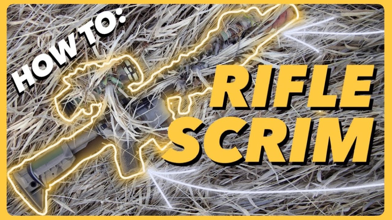 How To: Camouflage a Rifle / Scrim Anything